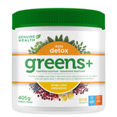 Genuine health greens+ détox quotidien citron naturel 408 g - La Boite à Grains